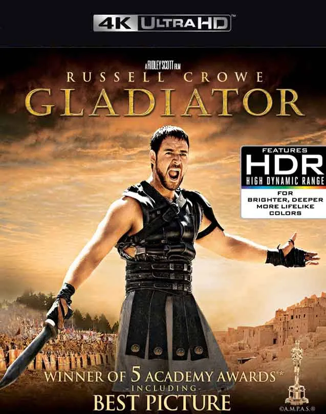 GLADIATOR VUDU 4K OR ITUNES 4K