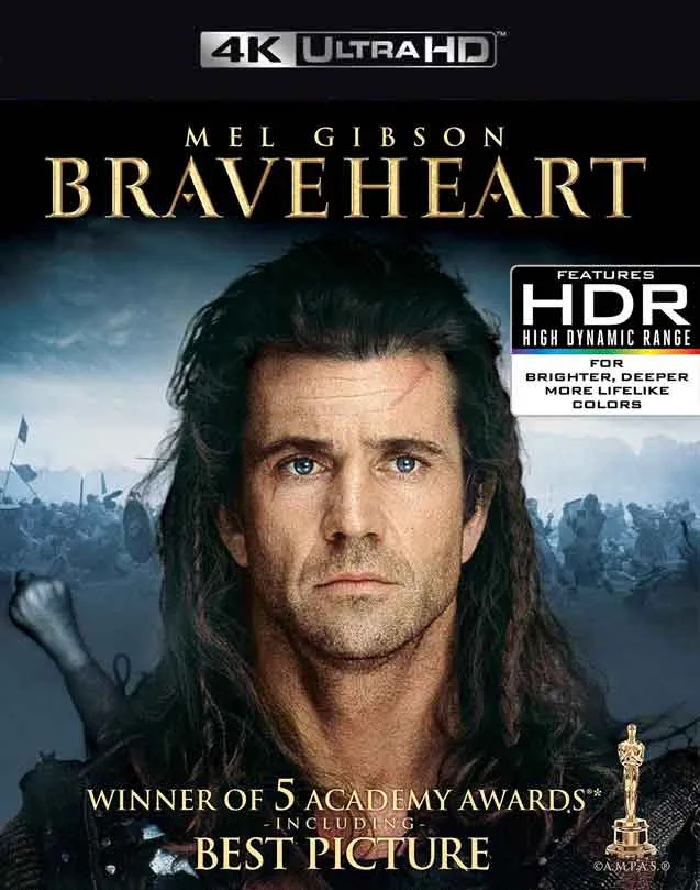 BRAVEHEART VUDU 4K OR ITUNES 4K