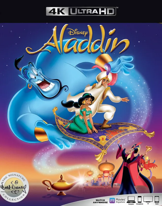 ALADDIN 1992 ITUNES 4K (VUDU 4K VIA MOVIES ANYWHERE)