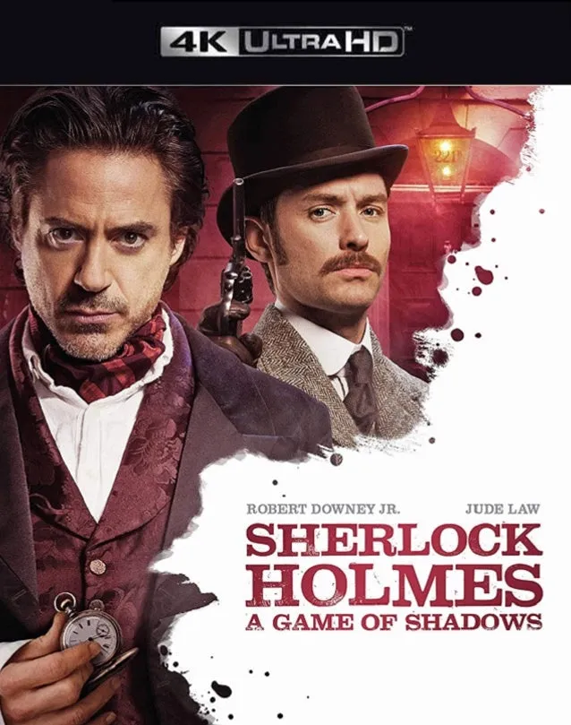 SHERLOCK HOLMES: A GAME OF SHADOWS VUDU 4K OR ITUNES 4K VIA MA