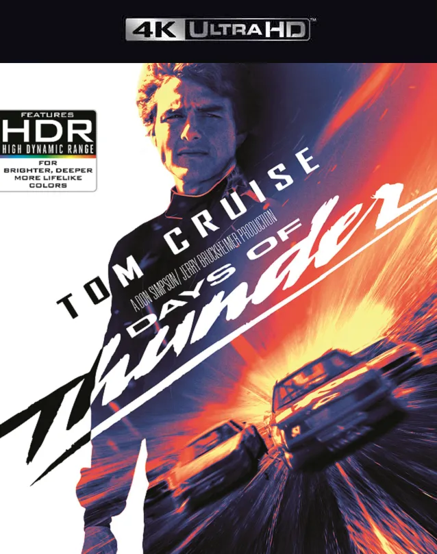 DAYS OF THUNDER VUDU 4K OR ITUNES 4K