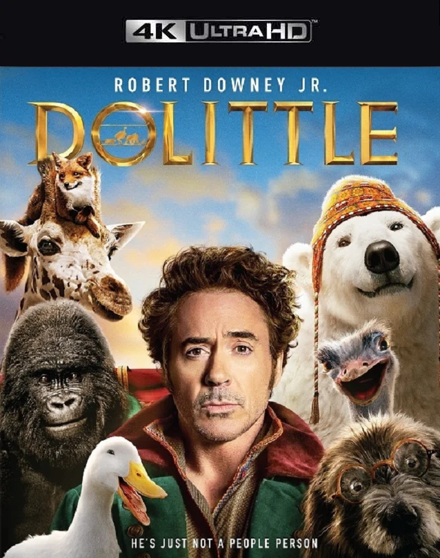 DOLITTLE VUDU 4K OR ITUNES 4K VIA MA