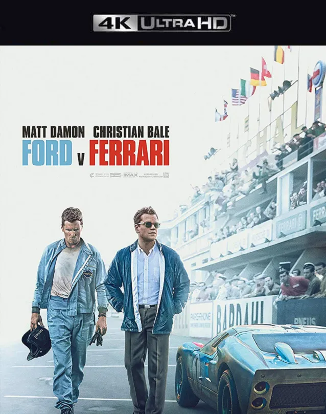 FORD V FERRARI VUDU 4K OR ITUNES 4K VIA MA