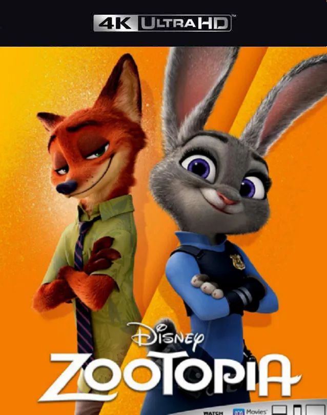 ZOOTOPIA MA 4K VUDU 4K ITUNES 4K