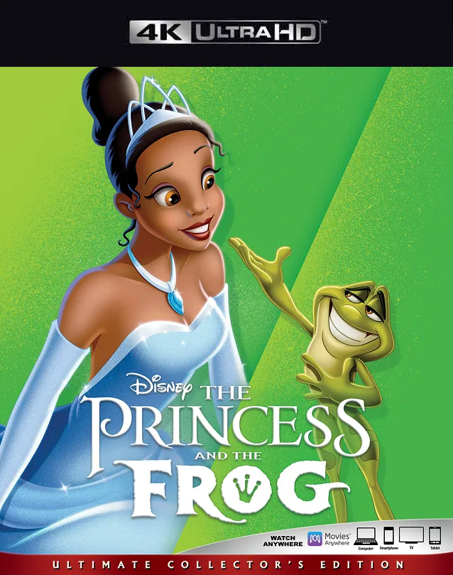 THE PRINCESS AND THE FROG MA 4K VUDU 4K ITUNES 4K