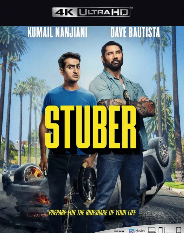 STUBER VUDU 4K OR ITUNES 4K VIA MA