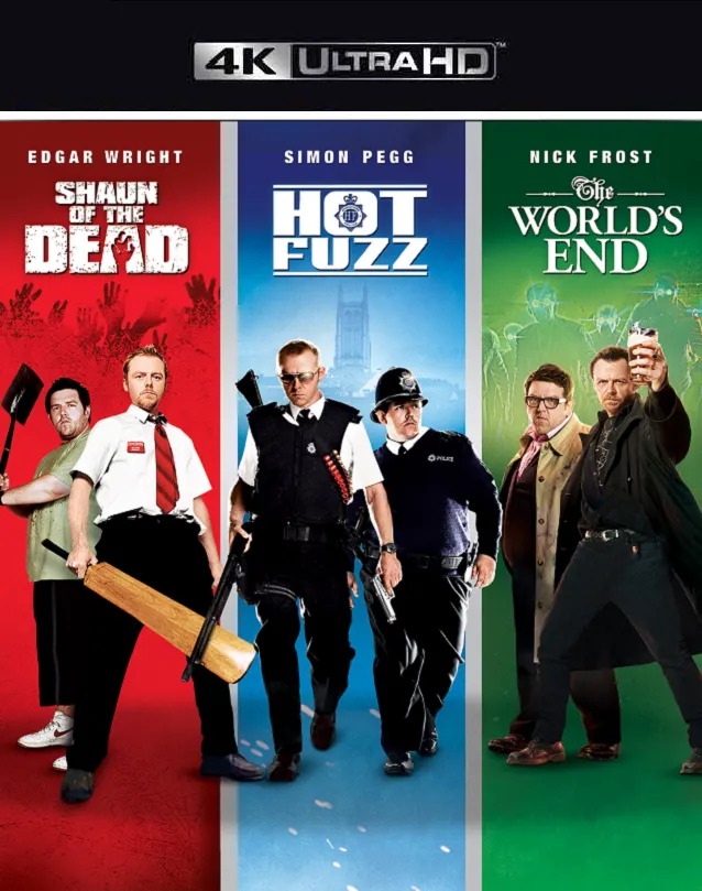 SHAUN OF THE DEAD - HOT FUZZ - THE WORLD'S END MA VUDU 4K FANDANGONOW 4K