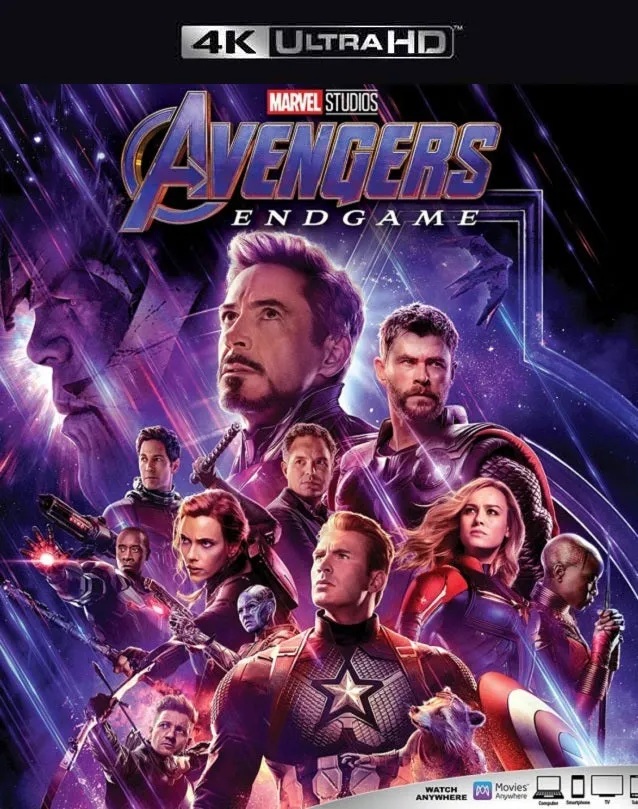 AVENGERS ENDGAME MA 4K VUDU 4K ITUNES 4K