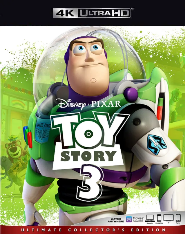 TOY STORY 3 MA 4K VUDU 4K ITUNES 4K