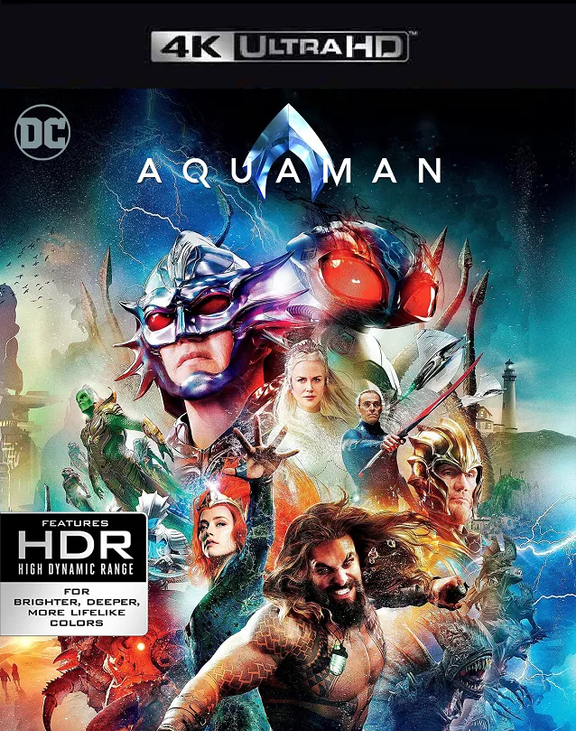 AQUAMAN VUDU 4K OR ITUNES 4K VIA MA