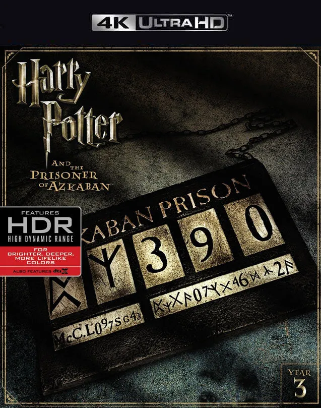 HARRY POTTER AND THE PRISONER OF AZKABAN VUDU 4K OR ITUNES 4K VIA MOVIES ANYWHERE