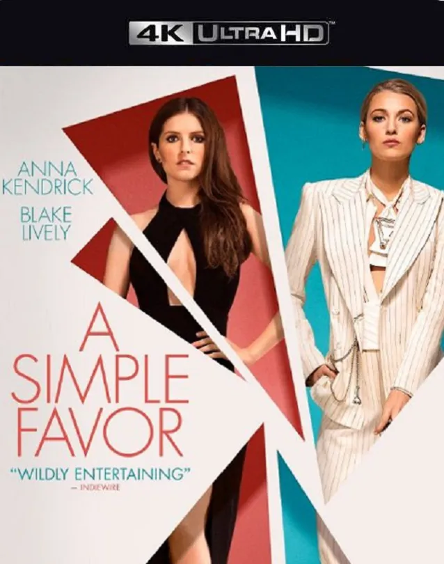 A SIMPLE FAVOR VUDU 4K OR ITUNES 4K