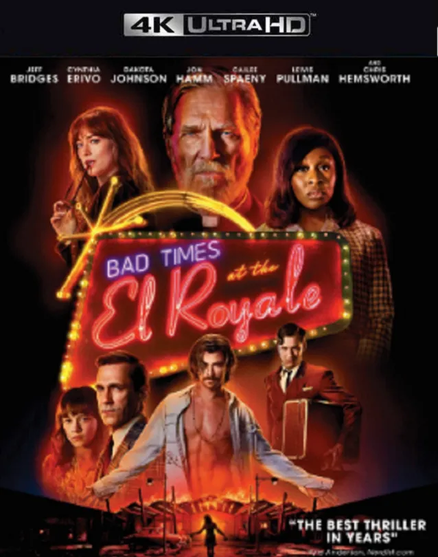 BAD TIMES AT THE EL ROYALE VUDU 4K OR ITUNES 4K VIA MOVIES ANYWHERE