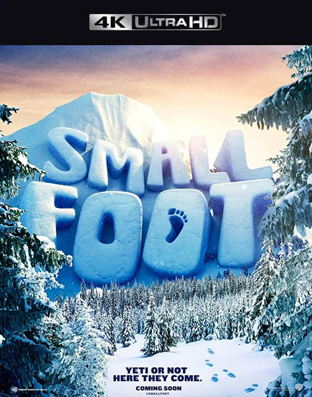 SMALLFOOT VUDU 4K OR ITUNES 4K VIA MA