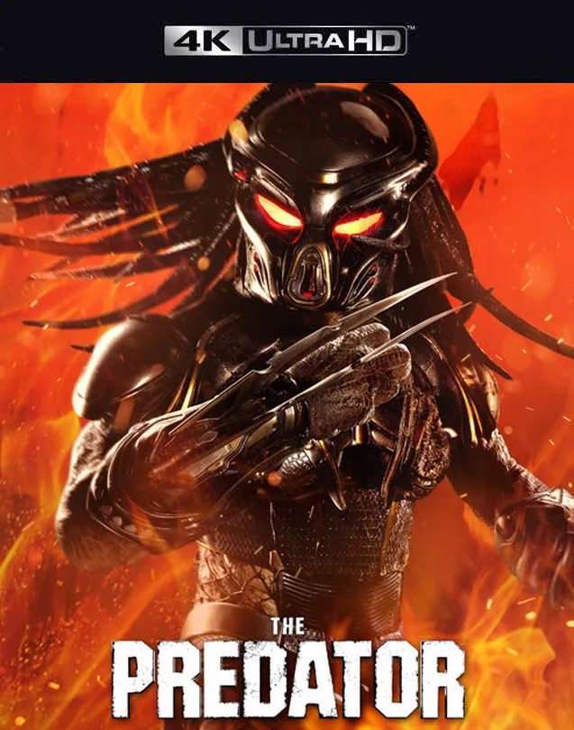 THE PREDATOR VUDU 4K OR ITUNES 4K VIA MOVIES ANYWHERE