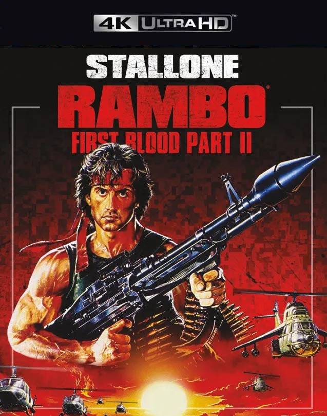 RAMBO FIRST BLOOD PART 2 VUDU 4K OR ITUNES 4K