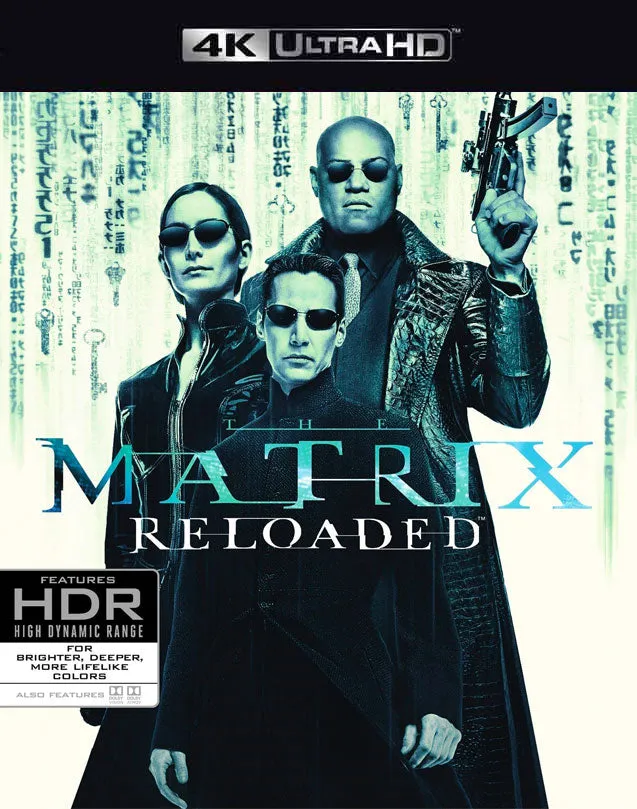 MATRIX RELOADED 4K VUDU 4K OR ITUNES 4K VIA MA