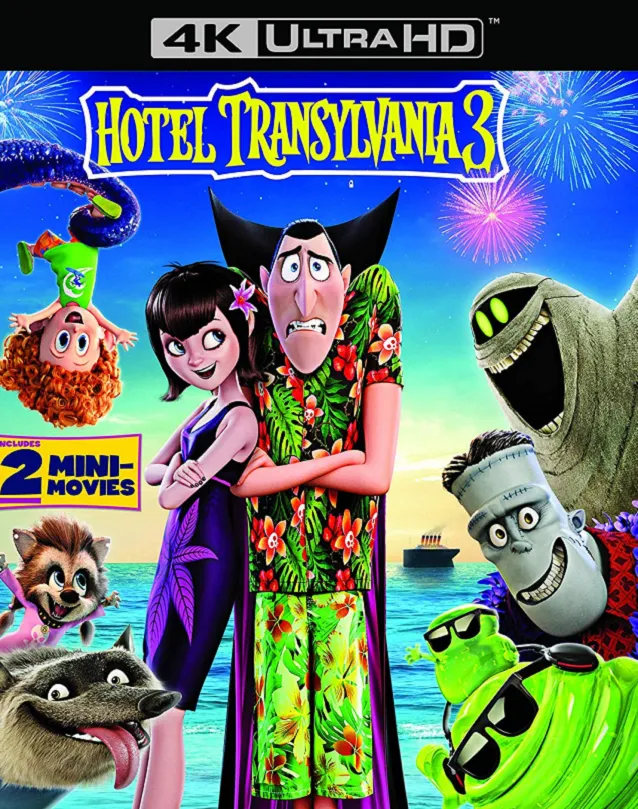 HOTEL TRANSYLVANIA 3 VUDU 4K OR ITUNES 4K VIA MOVIES ANYWHERE