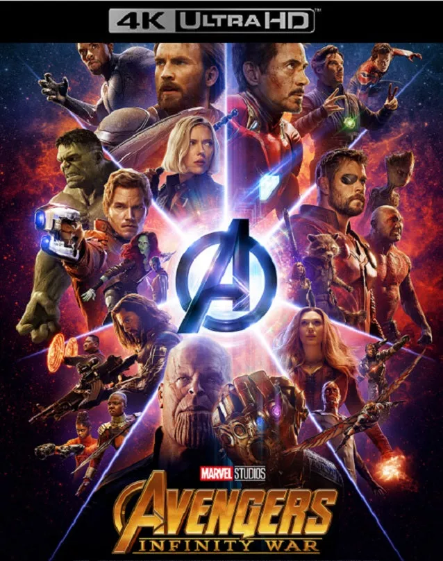 AVENGERS INFINITY WAR MA 4K VUDU 4K ITUNES 4K