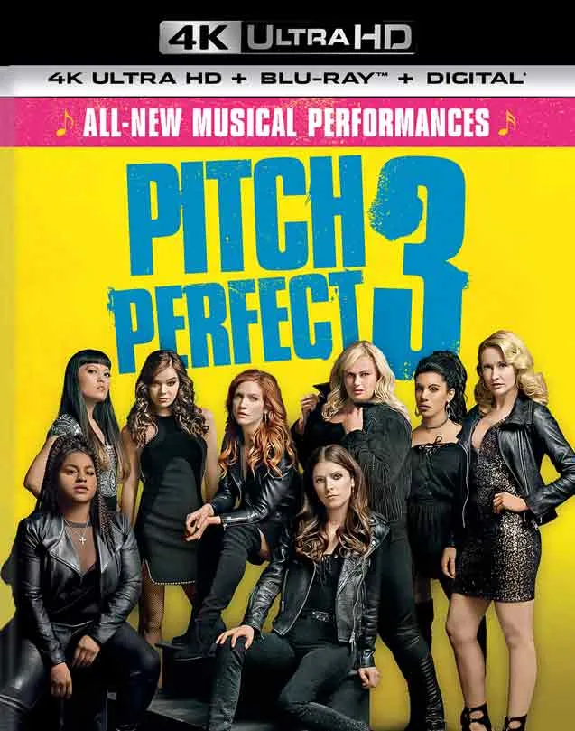 PITCH PERFECT 3 VUDU 4K OR ITUNES 4K VIA MOVIES ANYWHERE