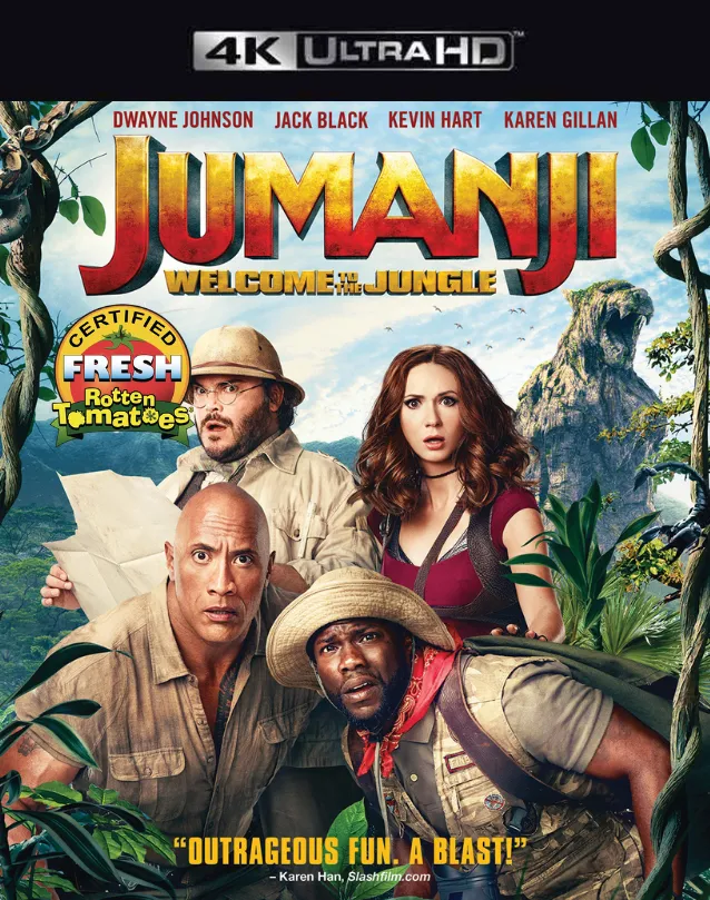 JUMANJI: WELCOME TO THE JUNGLE VUDU 4K OR ITUNES 4K VIA MA