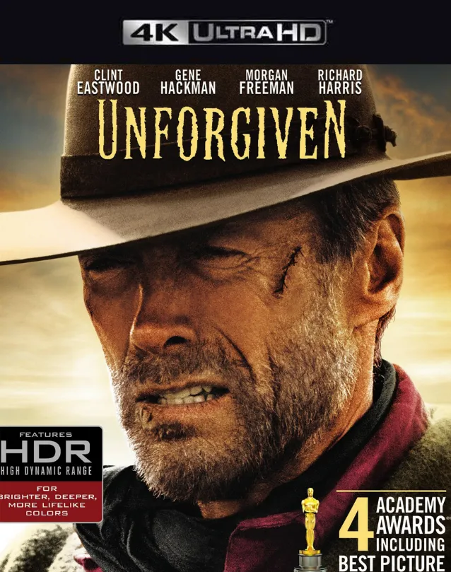 UNFORGIVEN VUDU 4K OR ITUNES 4K VIA MA