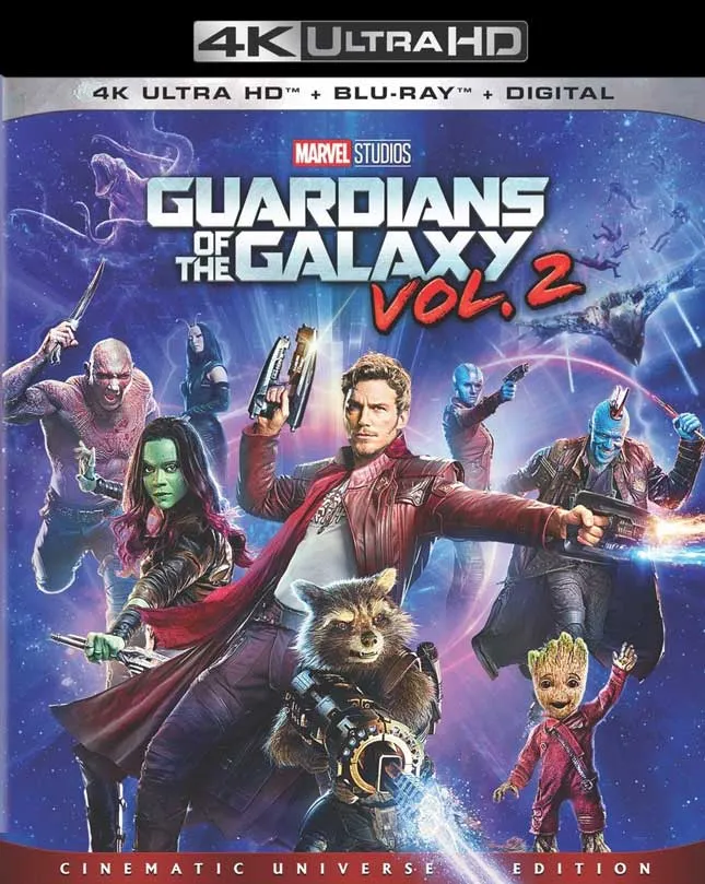 GUARDIANS OF THE GALAXY VOL. 2 VUDU 4K MA 4K