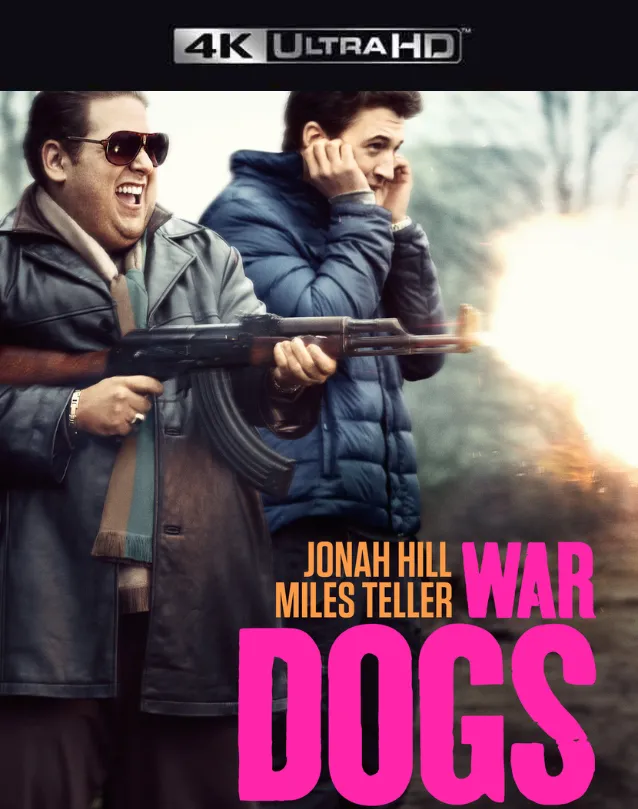 WAR DOGS VUDU 4K OR ITUNES 4K VIA MA