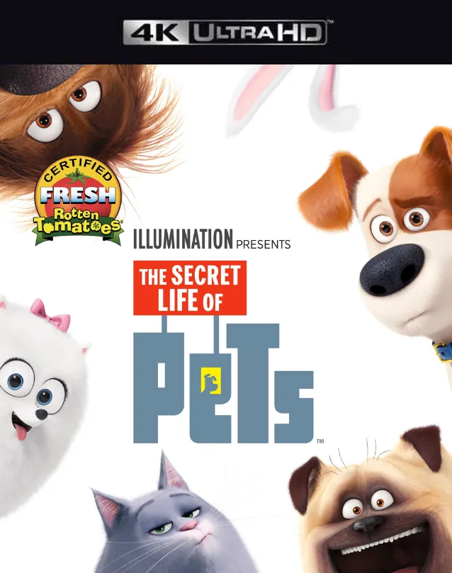 THE SECRET LIFE OF PETS VUDU 4K OR ITUNES 4K VIA MA