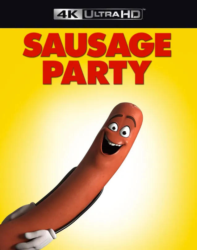 SAUSAGE PARTY VUDU 4K OR ITUNES 4K VIA MA