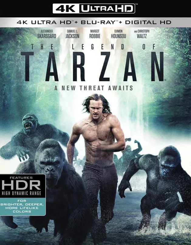 THE LEGEND OF TARZAN UV 4K OR ITUNES 4K VIA MOVIES ANYWHERE