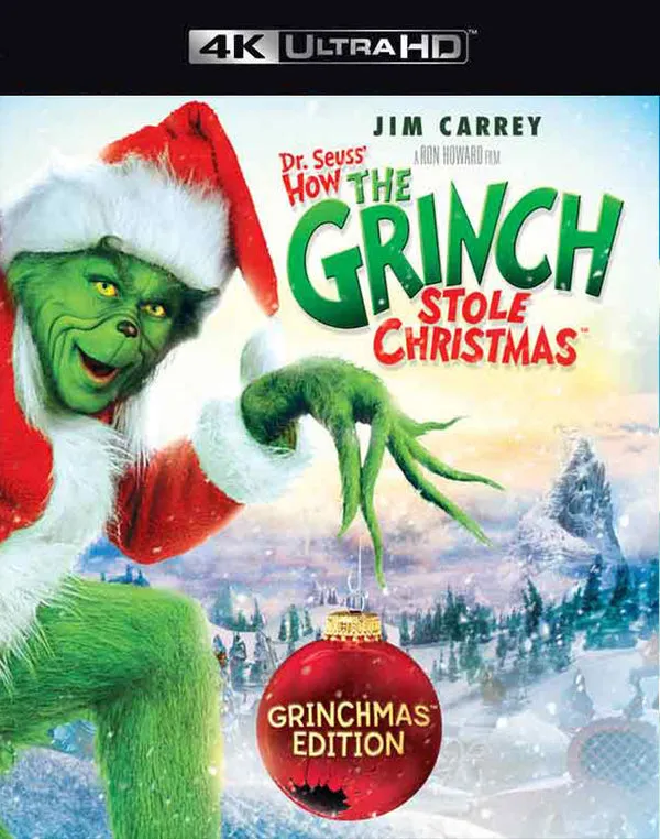 HOW THE GRINCH STOLE CHRISTMAS VUDU 4K OR ITUNES 4K VIA MA