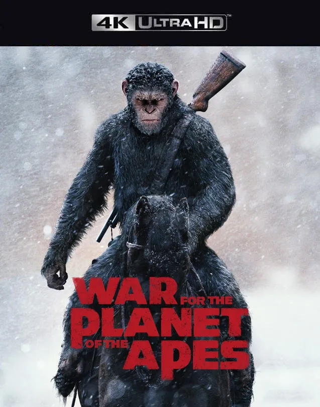 WAR FOR THE PLANET OF THE APES VUDU 4K THROUGH ITUNES 4K