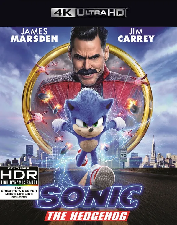 SONIC THE HEDGEHOG VUDU 4K OR ITUNES 4K