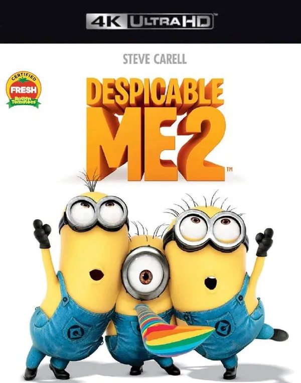 DESPICABLE ME 2 VUDU 4K OR ITUNES 4K VIA MA