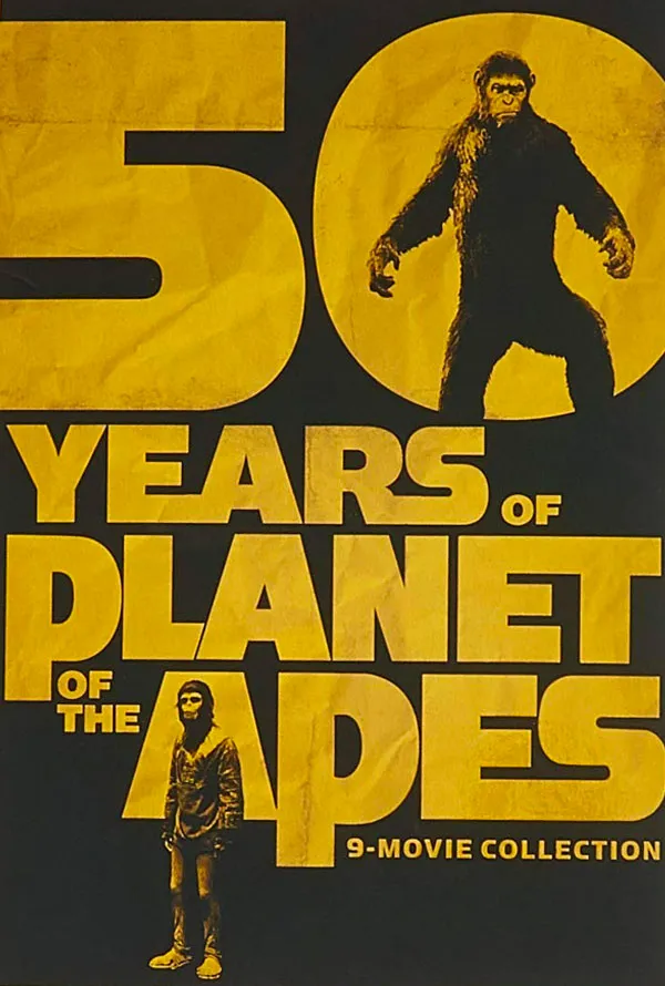 50 YEARS OF PLANET OF THE APES 9-MOVIE COLLECTION VUDU HD OR ITUNES HD VIA MA