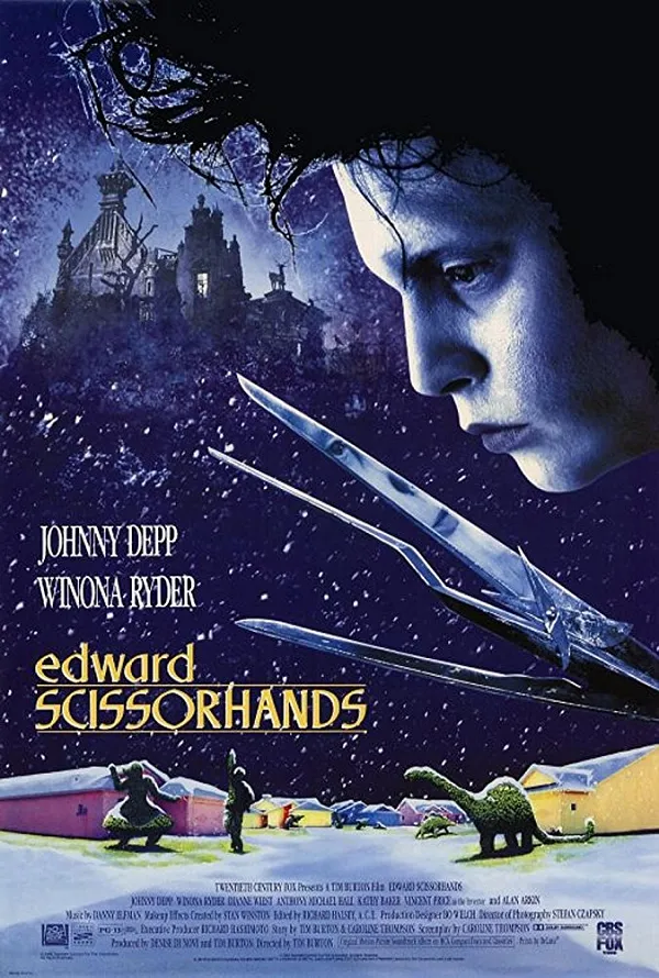 EDWARD SCISSORHANDS VUDU HD OR ITUNES HD VIA MA