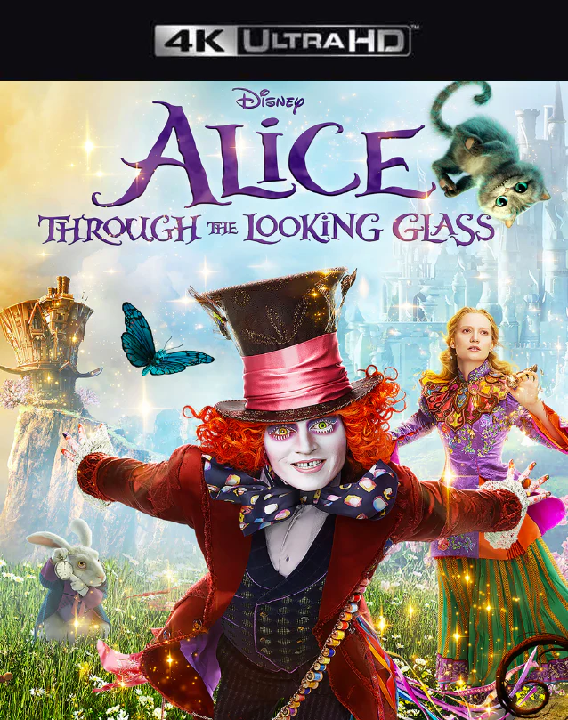 ALICE THROUGH THE LOOKING GLASS ITUNES 4K (ONLY TRANSFERS TO VUDU HD VIA MA)