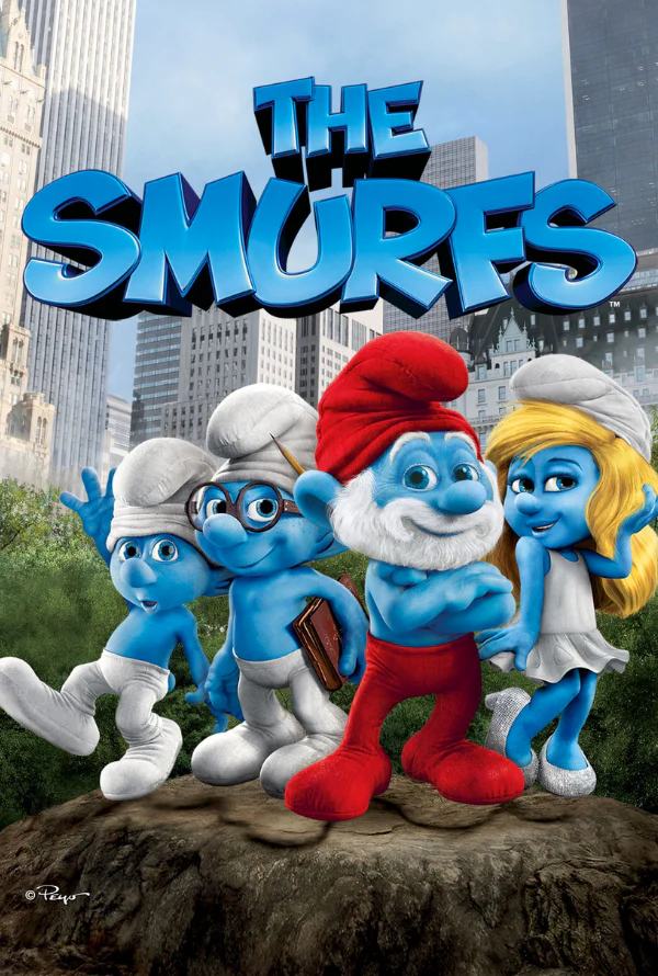 THE SMURFS VUDU HD OR ITUNES HD VIA MA