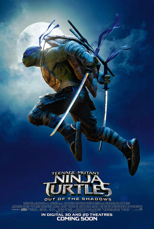 TEENAGE MUTANT NINJA TURTLES OUT OF THE SHADOWS VUDU HD