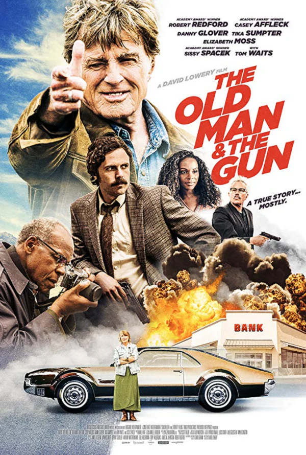 THE OLD MAN & THE GUN VUDU HD OR ITUNES HD VIA MA