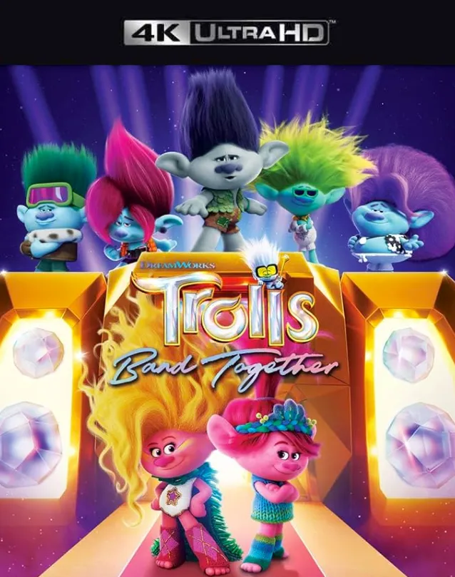 TROLLS BAND TOGETHER VUDU 4K OR ITUNES 4K VIA MA