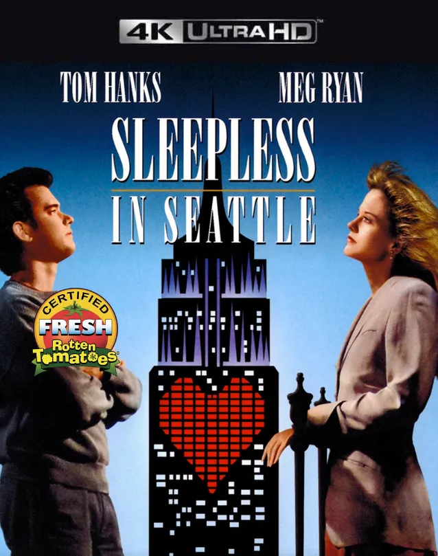 SLEEPLESS IN SEATTLE VUDU 4K OR ITUNES 4K VIA MA