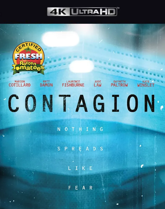 CONTAGION VUDU 4K OR ITUNES 4K VIA MA