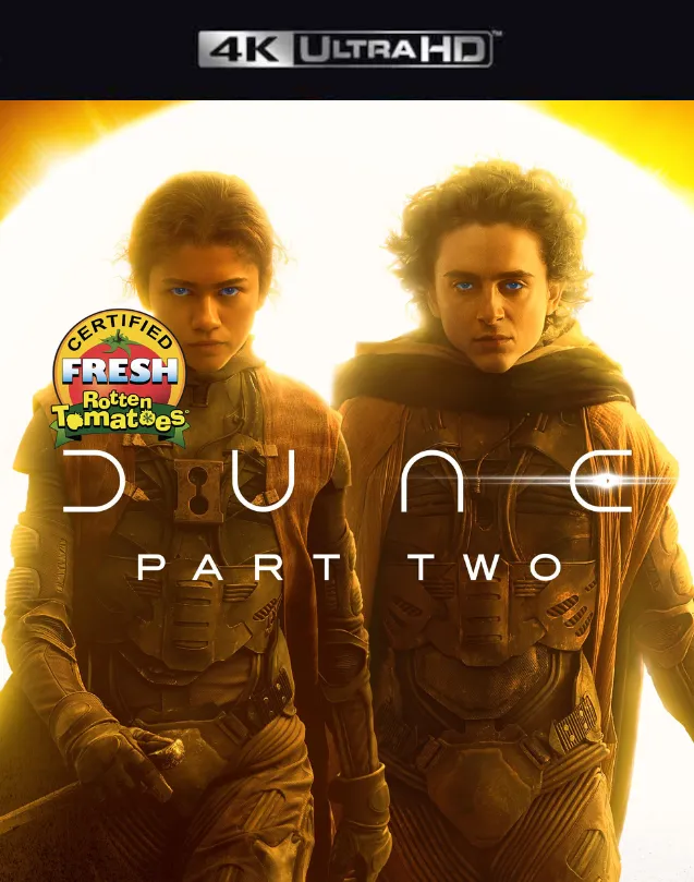 DUNE PART TWO VUDU 4K OR ITUNES 4K VIA MA