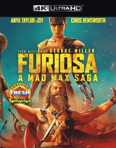 Furiosa A Mad Max Saga VUDU 4K or iTunes 4K via MA $12.95